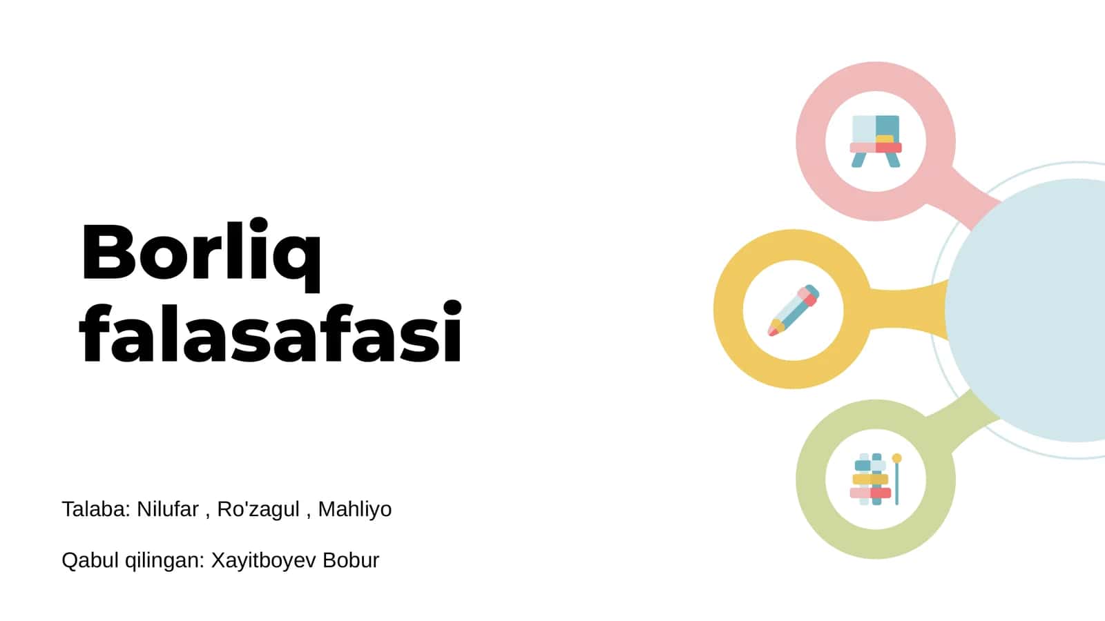 Borliq falasafasi 1