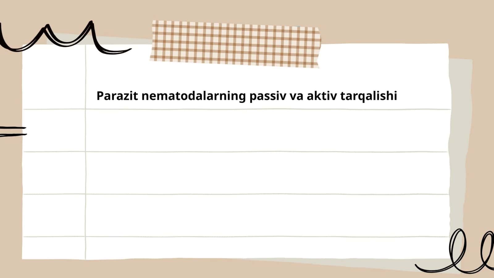 Parazit nematodalarning passiv va aktiv tarqalishi 1