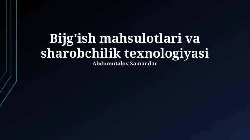 Vinochilik Texnologiyalarida Hosil Bo'ladigan Qo'shimcha Mahsulotlar 1