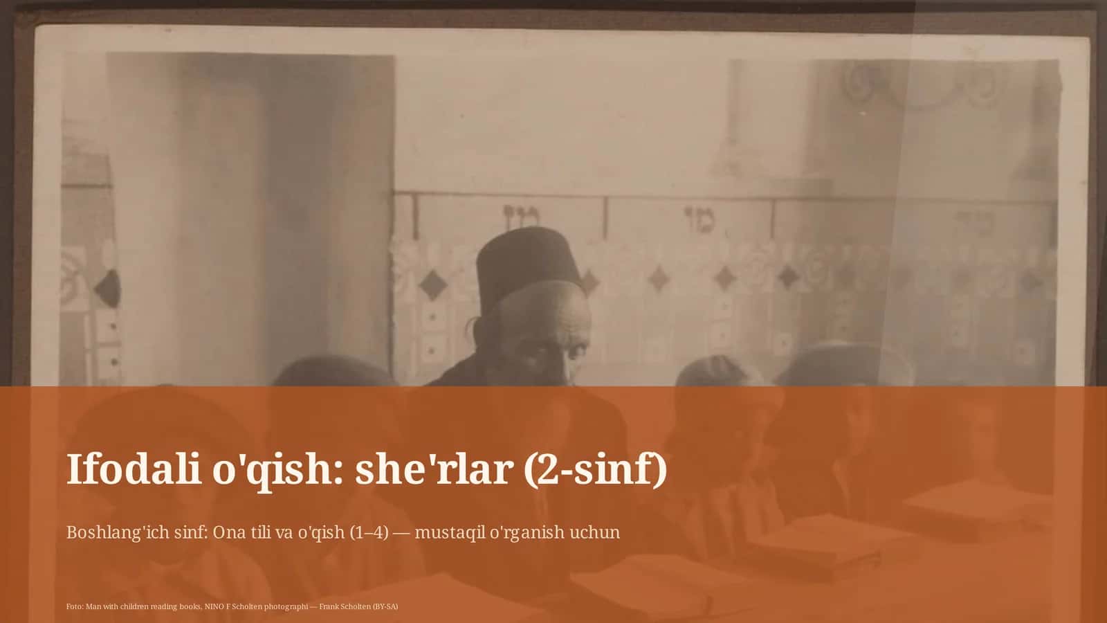 Ifodali o'qish: she'rlar (2-sinf) 1