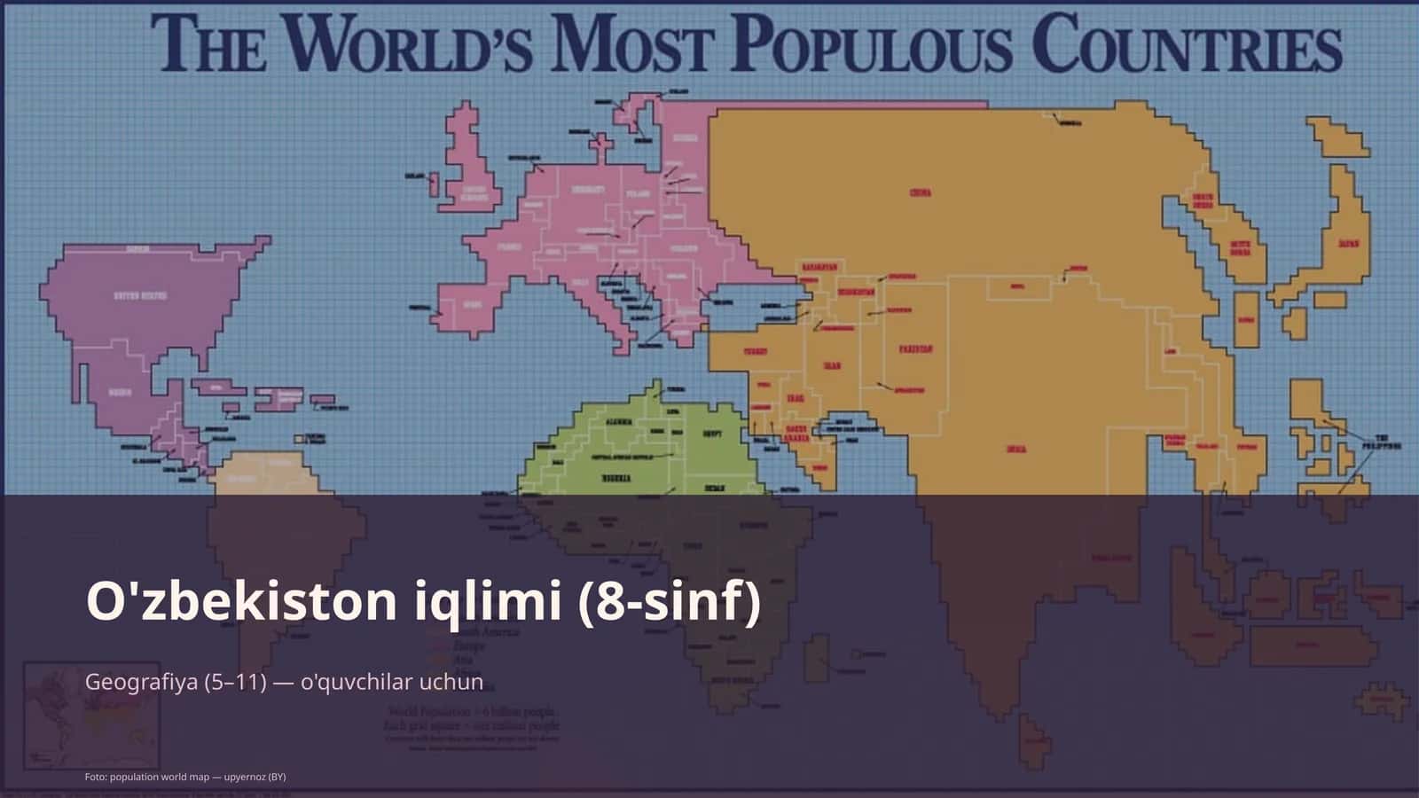 O'zbekiston iqlimi (8-sinf) 1