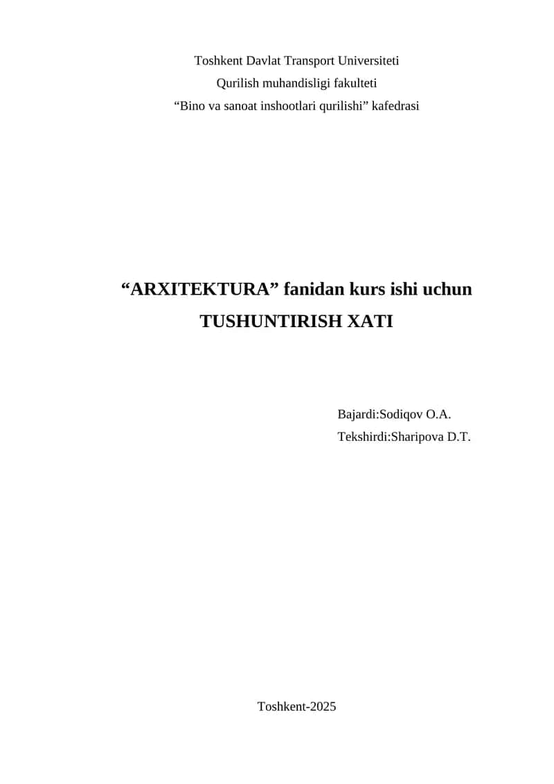 ARXITEKTURA 1