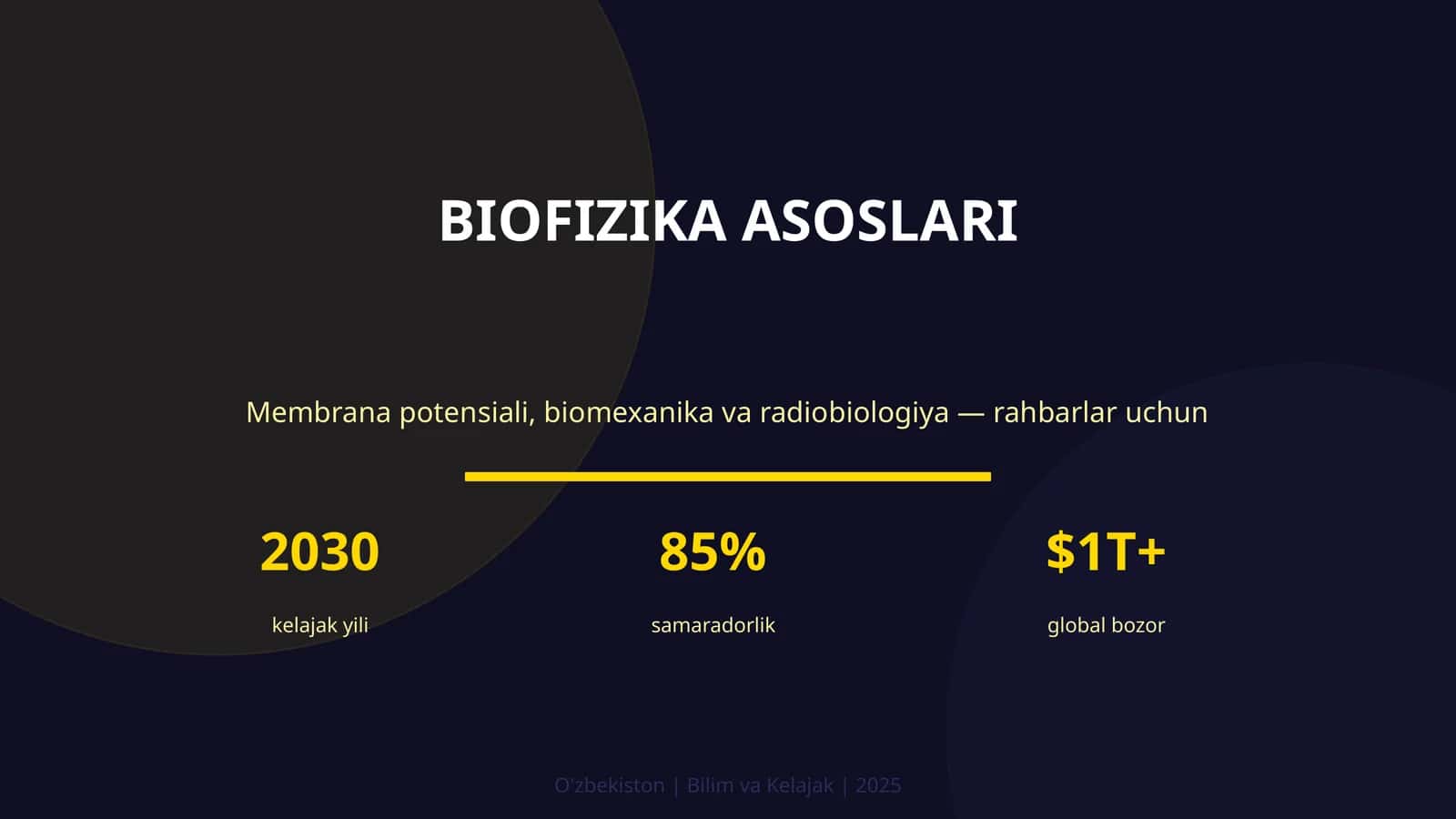 BIOFIZIKA ASOSLARI 1