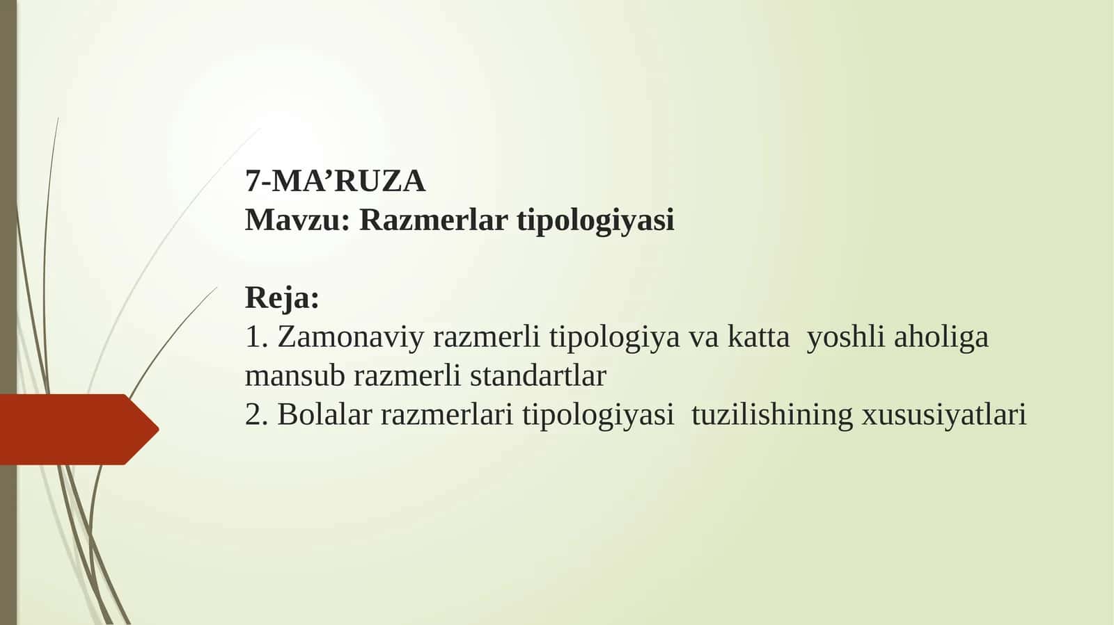 Razmerlar tipologiyasi 1