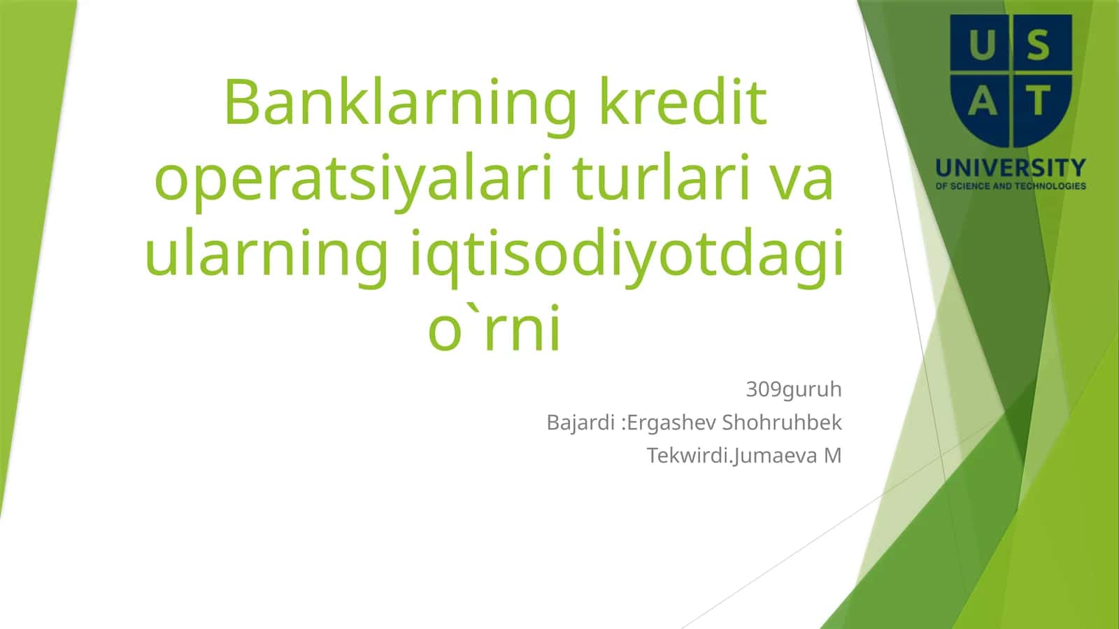 Tijoratbanklarining iqtisodiyotdagio`rni 1