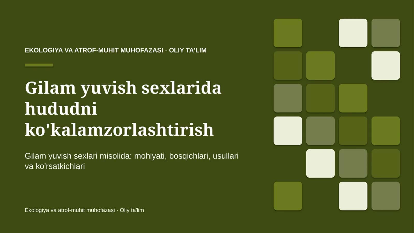 gilam yuvish sexlarida hududni ko'kalamzorlashtirish 9657 1