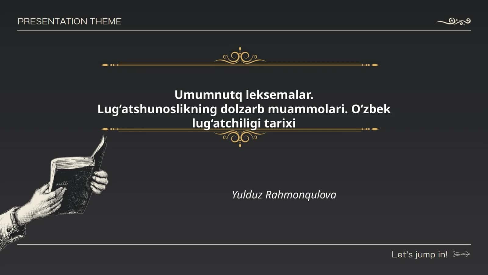 Umumnutq leksemalarning tasnifi va xususiyatlari 1