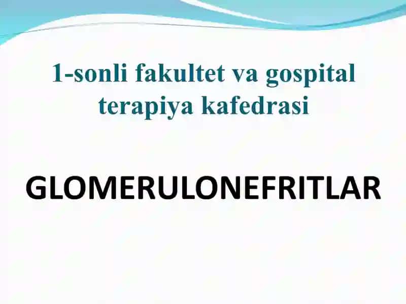 GLOMERULONEFRIT 1