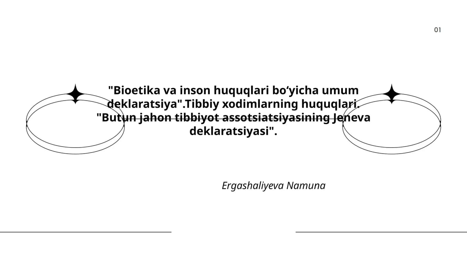 Bioetika va inson huquqlari boʻyicha umum deklaratsiya 1