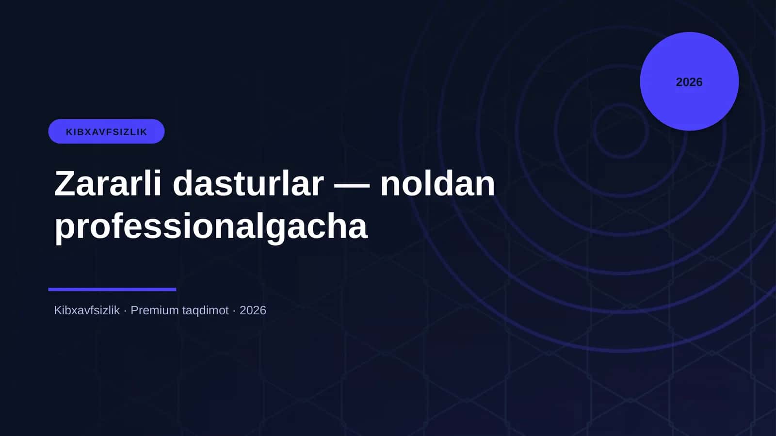 Zararli dasturlar — noldan professionalgacha 1