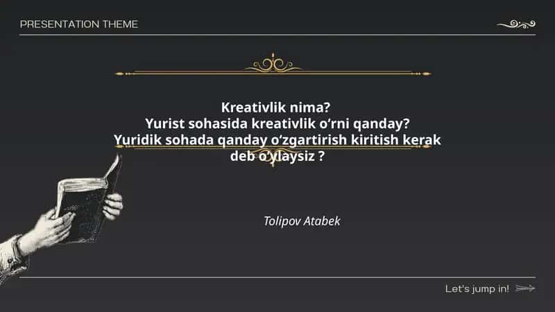 Kreativlik nima? 1