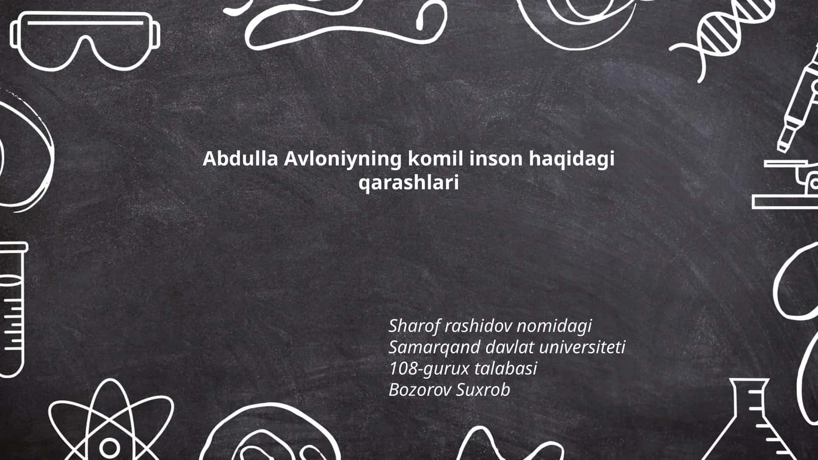 Abdulla Avloniyning komil inson haqidagi qarashlari 1