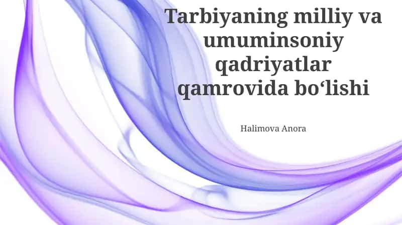 Ta'limda gender tengligi va inklyuzivlik 1