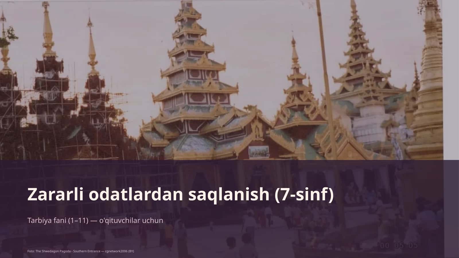 Zararli odatlardan saqlanish (7-sinf) 1