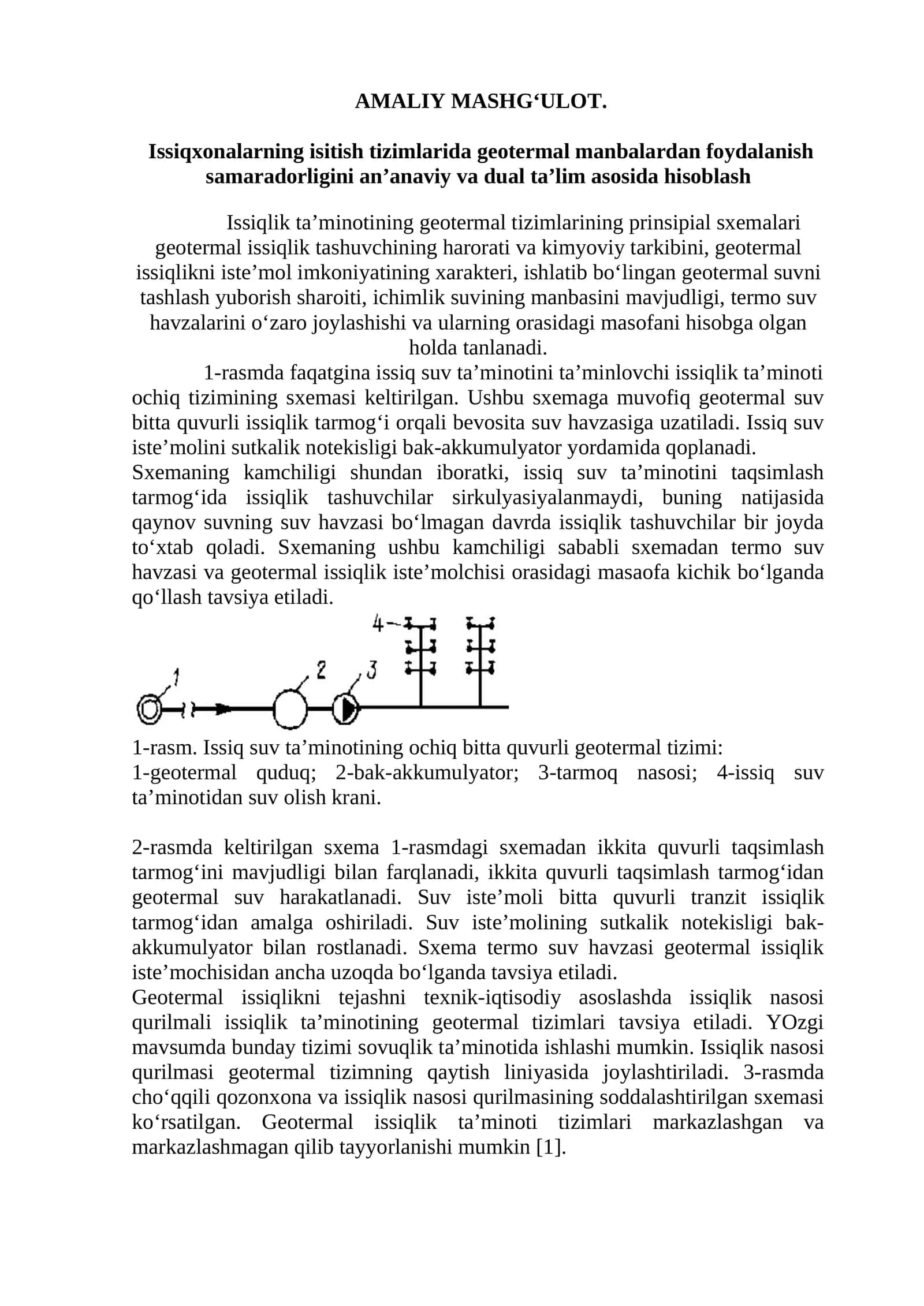 Geotermal issiqlik tizimlarining samaradorli 1