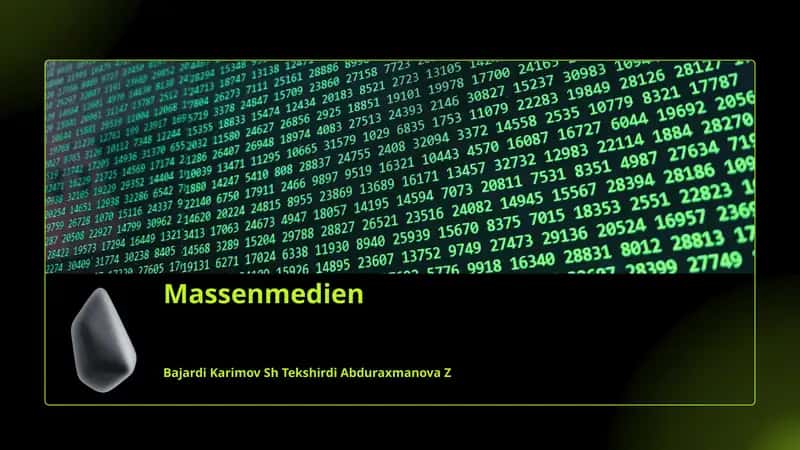 Massenmedien 1