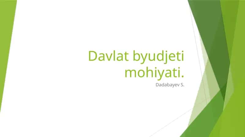 davlat byudjeti mohiyati 1