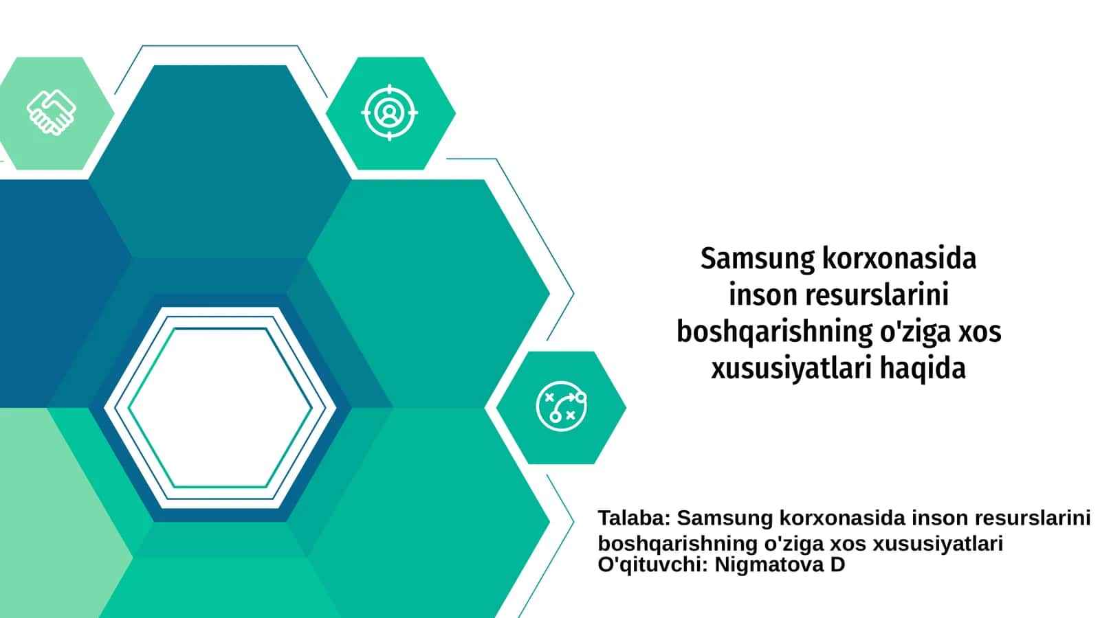 Samsung korxonasida inson resurslarini boshqarishning o'ziga xos xususiyatlari 1