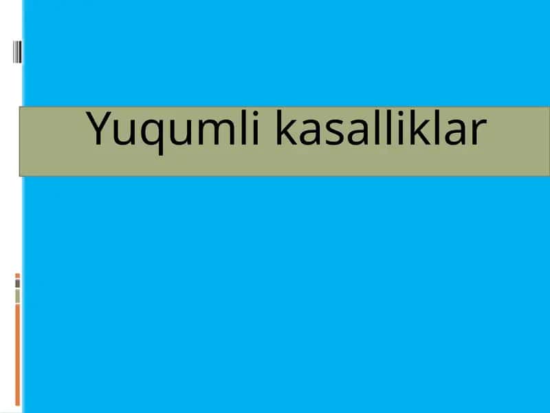 Yuqumlikasalliklar 1