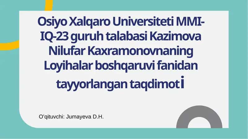 BIZNESLOYIHALASH VABIZNESREJA MUVAFFAQIYATLISTRATEGIYALAR 1