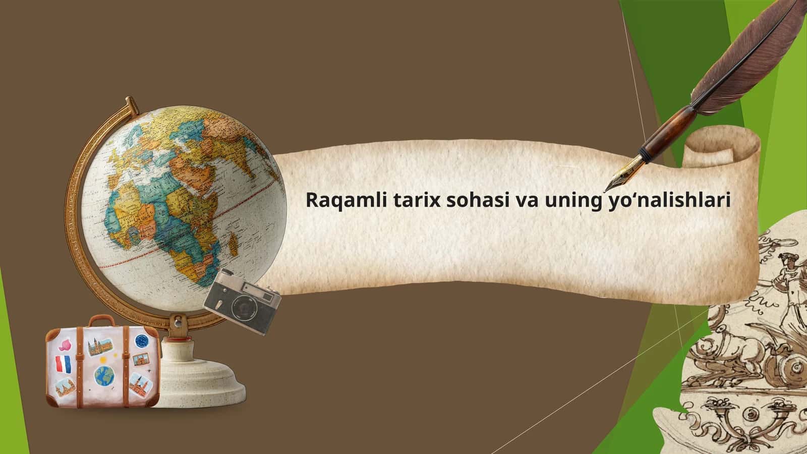 Raqamlitarix sohasivauning yoʻnalishlari 1