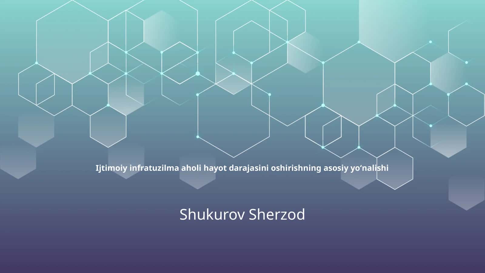 Ijtimoiy infratuzilma aholi hayot darajasini oshirishning asosiy yoʻnalishi 1