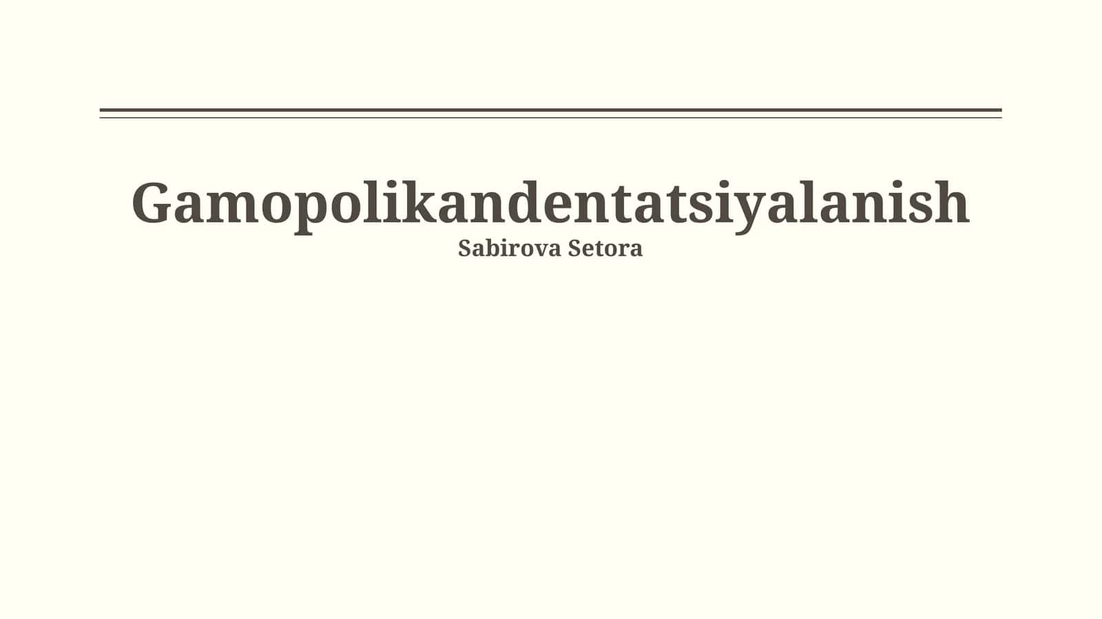 Gamifikatsiya elementlari 1