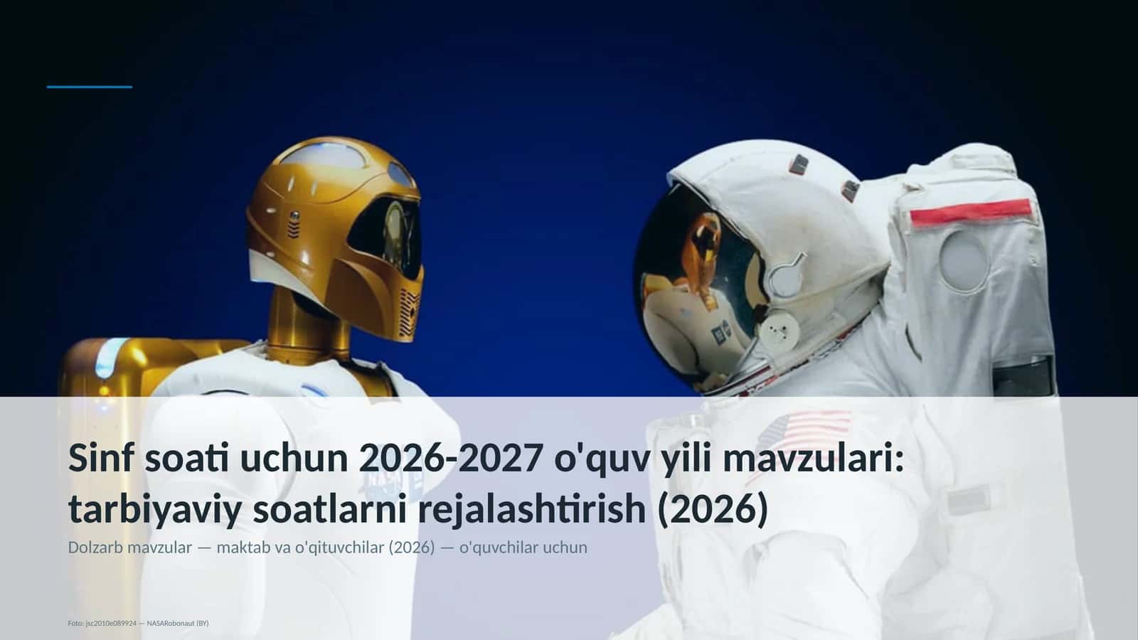 Sinf soati uchun 2026-2027 o'quv yili mavzulari: tarbiyaviy soatlarni rejalashtirish 1