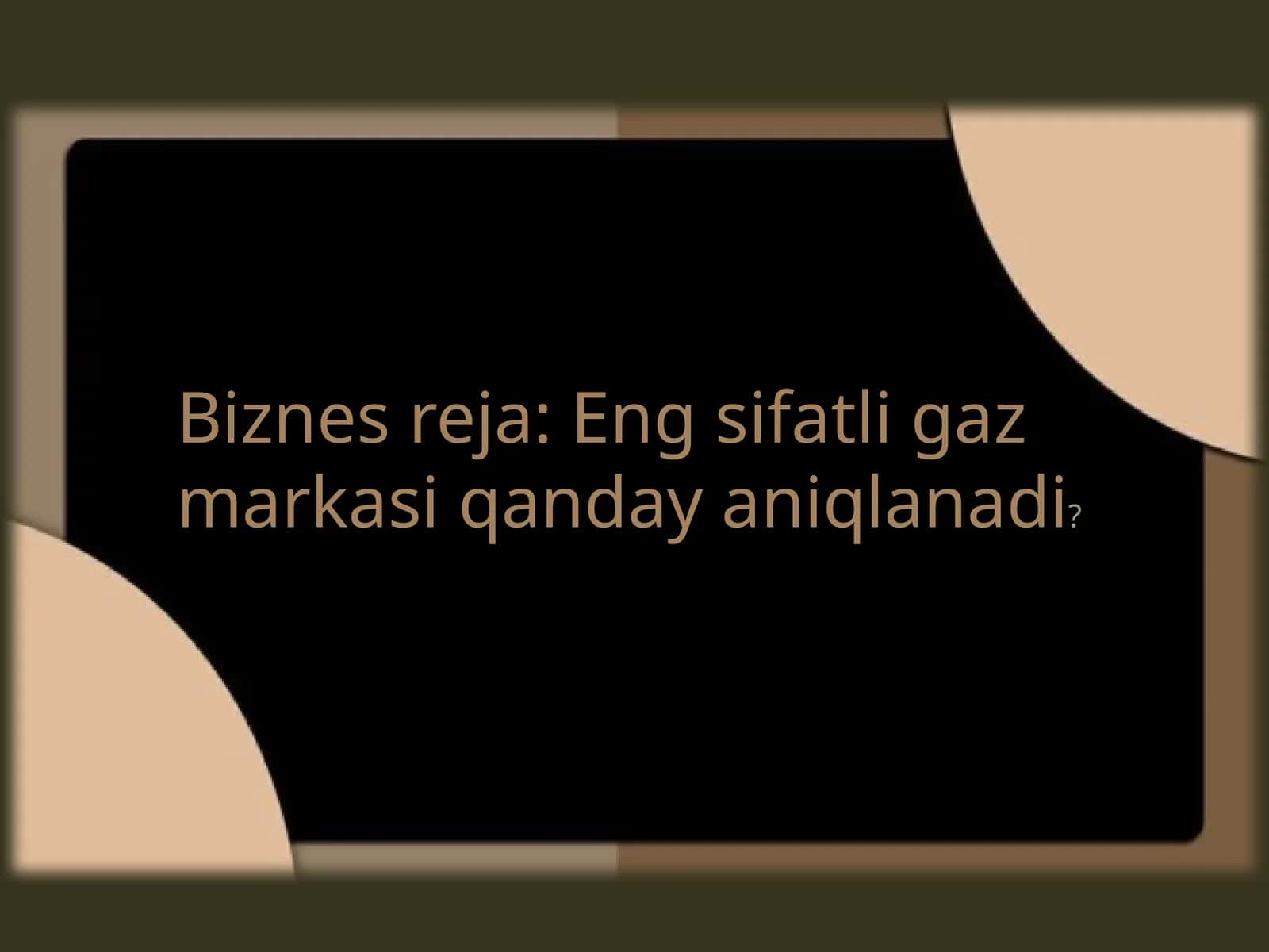 Gaz Sifati 1