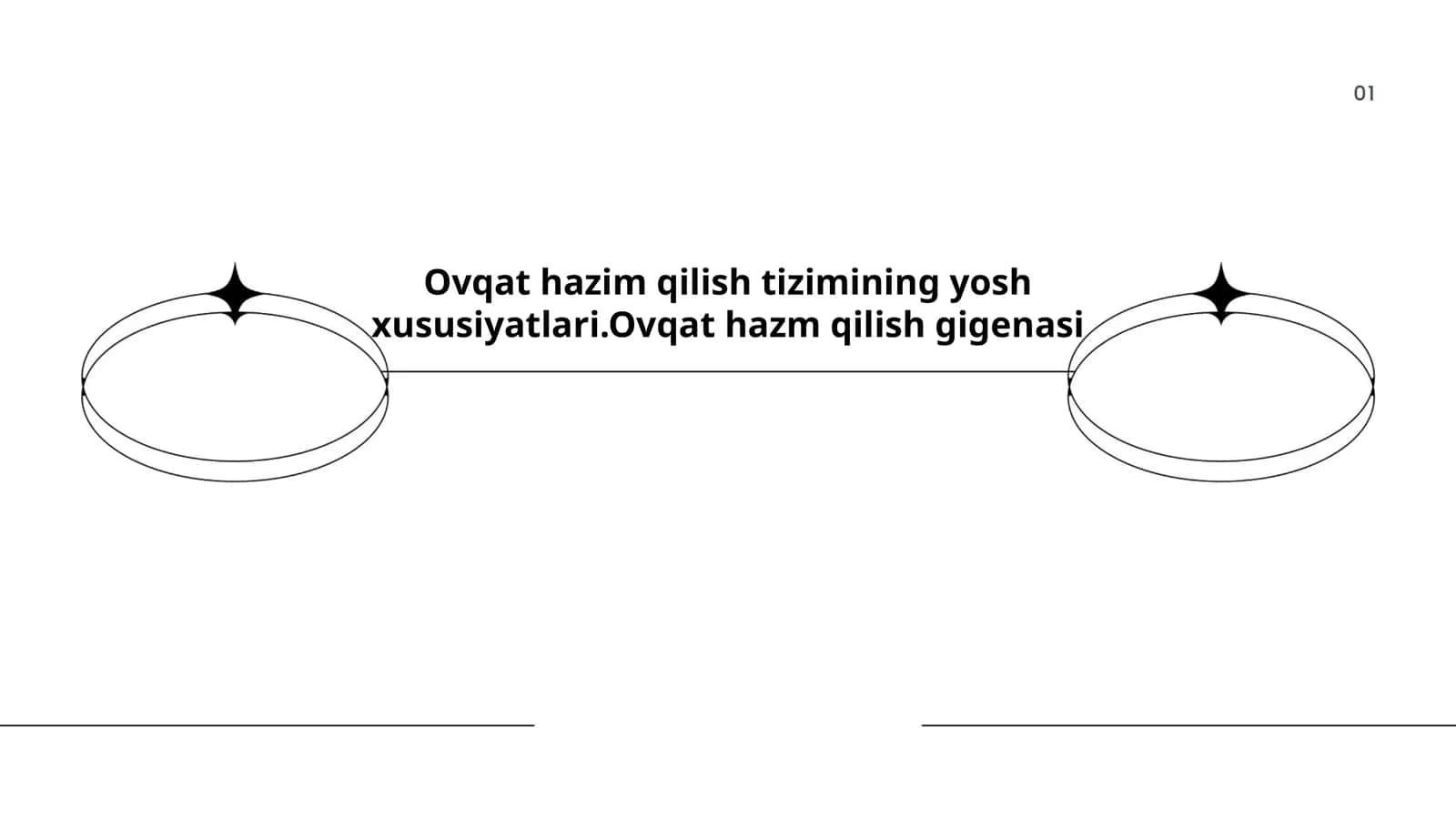Ovqat hazim qilish tizimining yosh xususiyatlari.Ovqat hazm qilish gigenasi 1