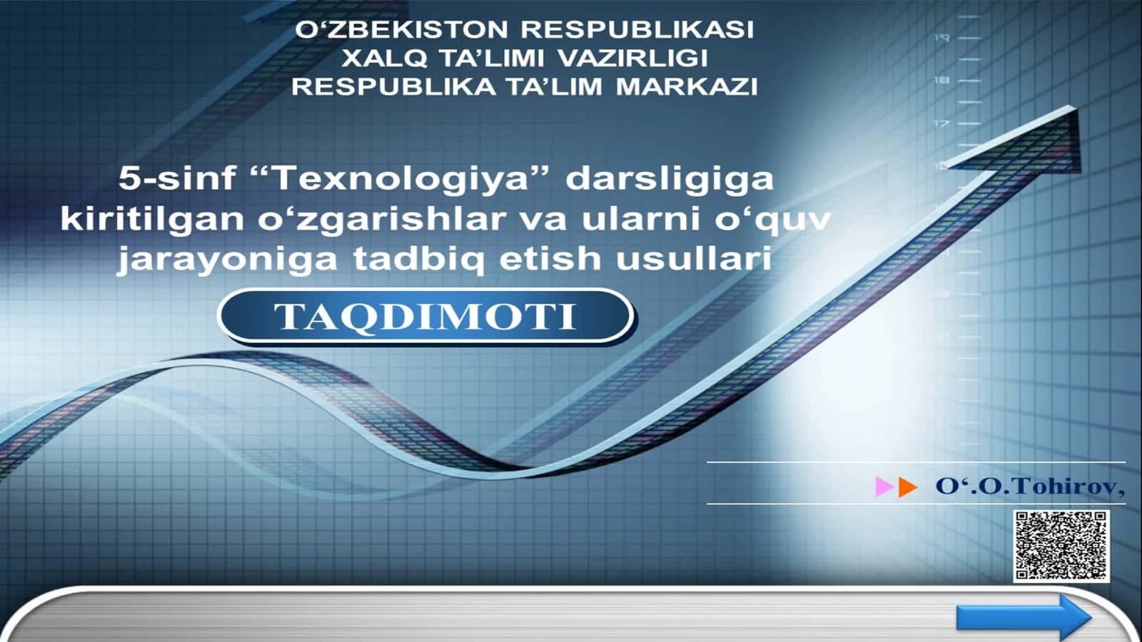 5-sinf Texnologiya darsligiga kiritilgan o'zgarishlar 1