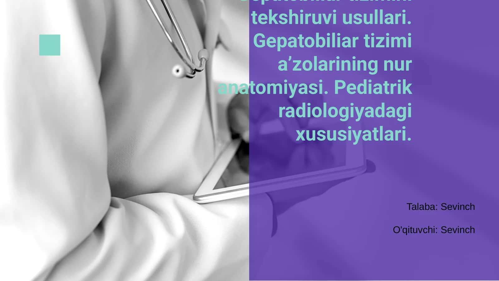 Gepatobiliar Tizimini Tekshiruvi Usullari 1