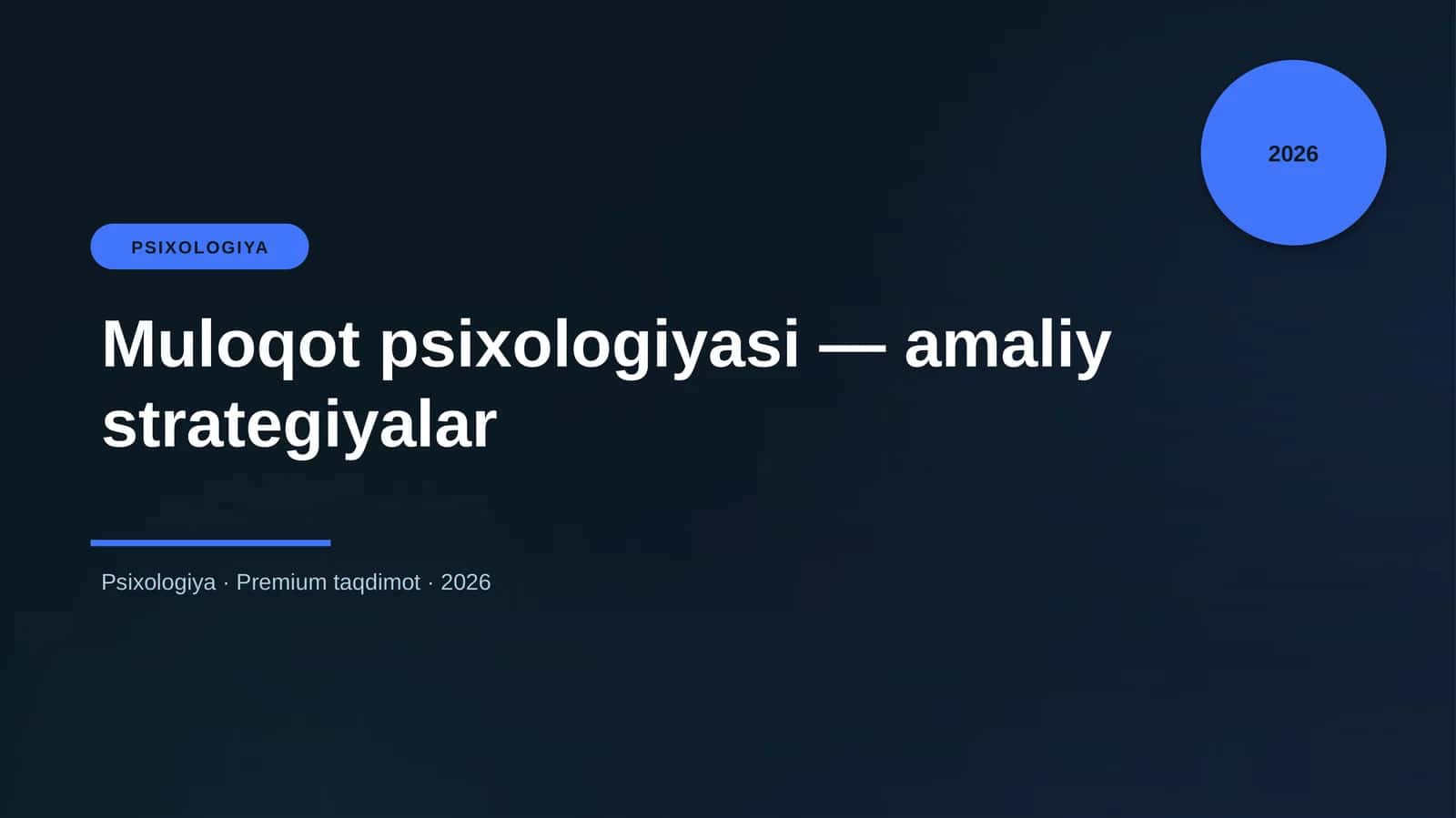 Muloqot psixologiyasi — amaliy strategiyalar 1
