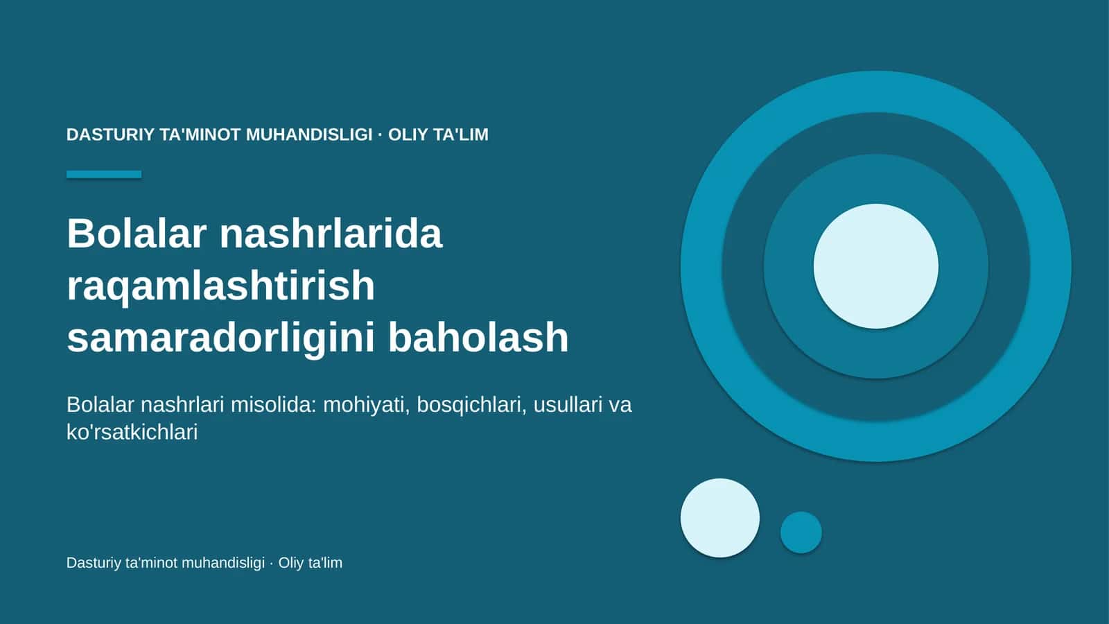 Bolalar nashrlarida raqamlashtirish samaradorligini baholash 1