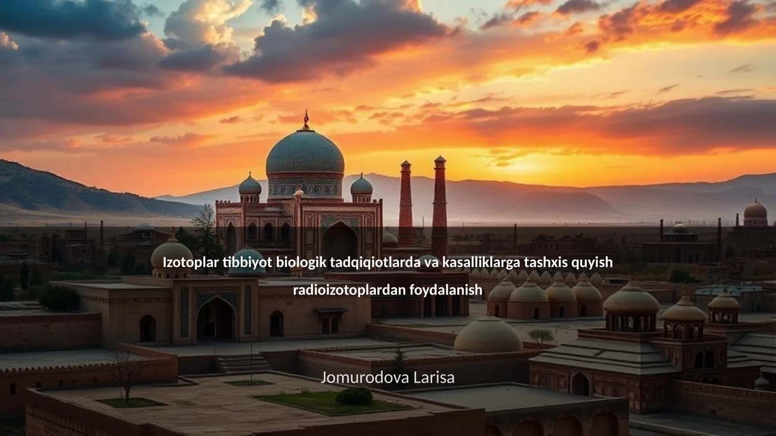 Izotoplar va ularning tibbiyotdagi roli 1