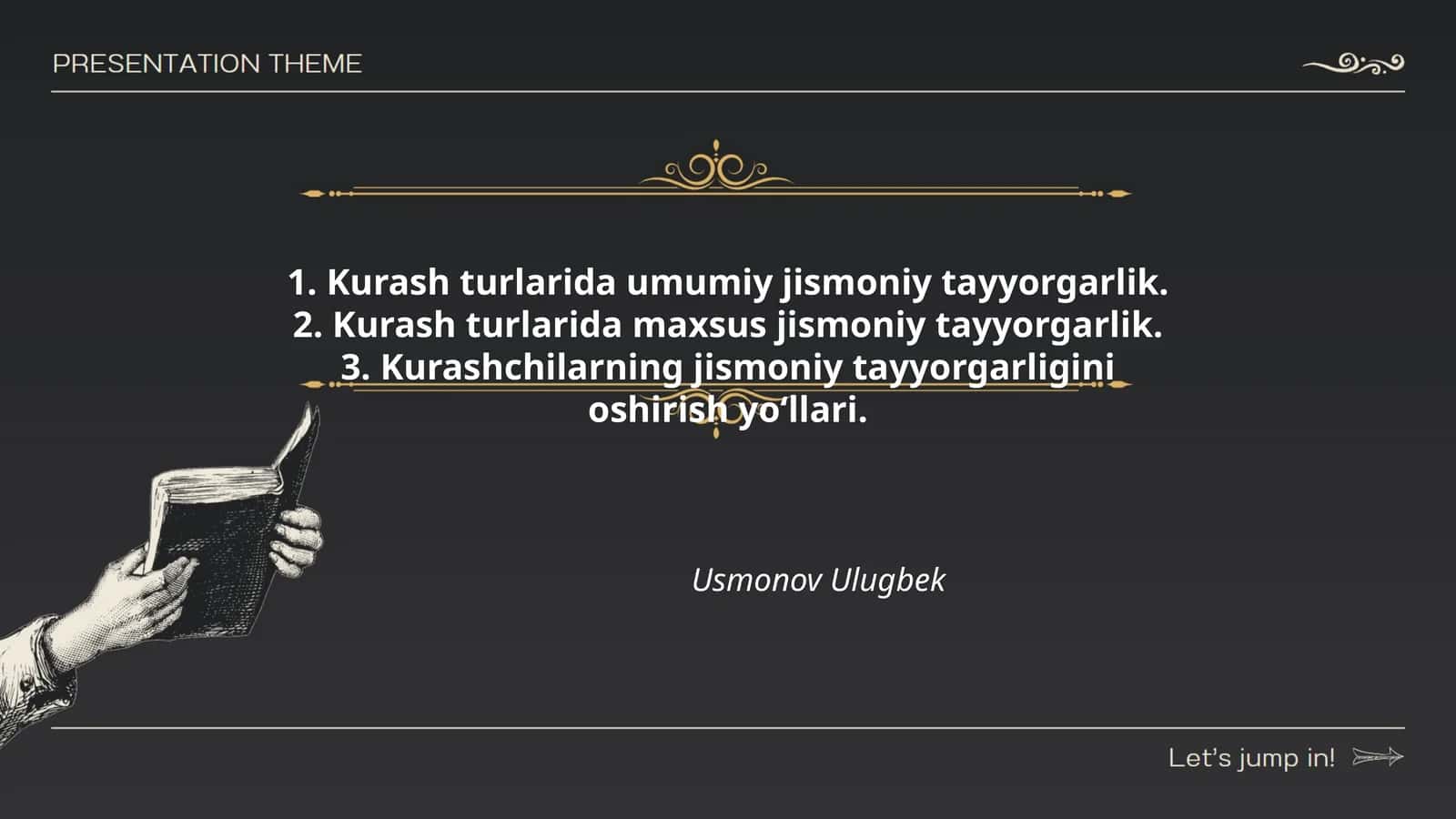 Usmonov Ulugbek 1