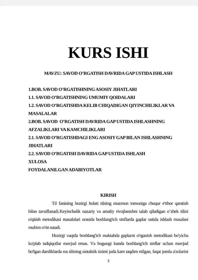 SAVOD O’RGATISH DAVRIDA GAP USTIDA ISHLASH 1