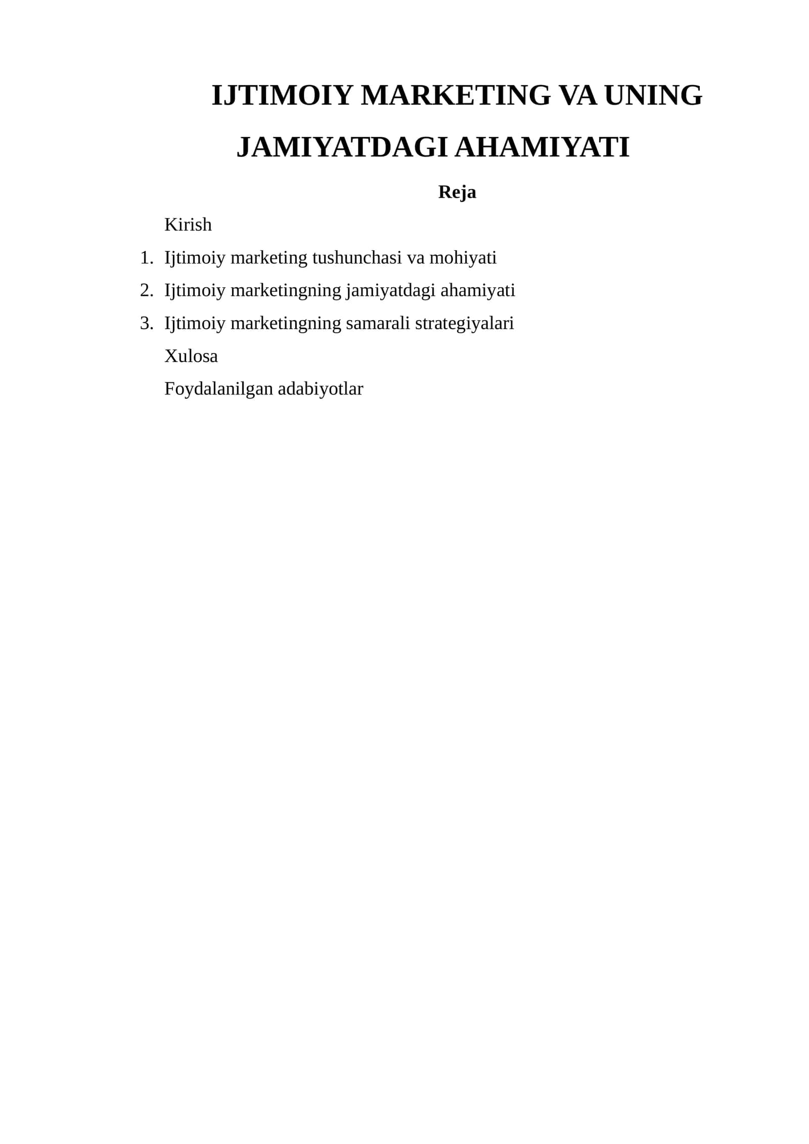 IJTIMOIY MARKETING VA UNING JAMIYATDAGI AHAMIYATI 1