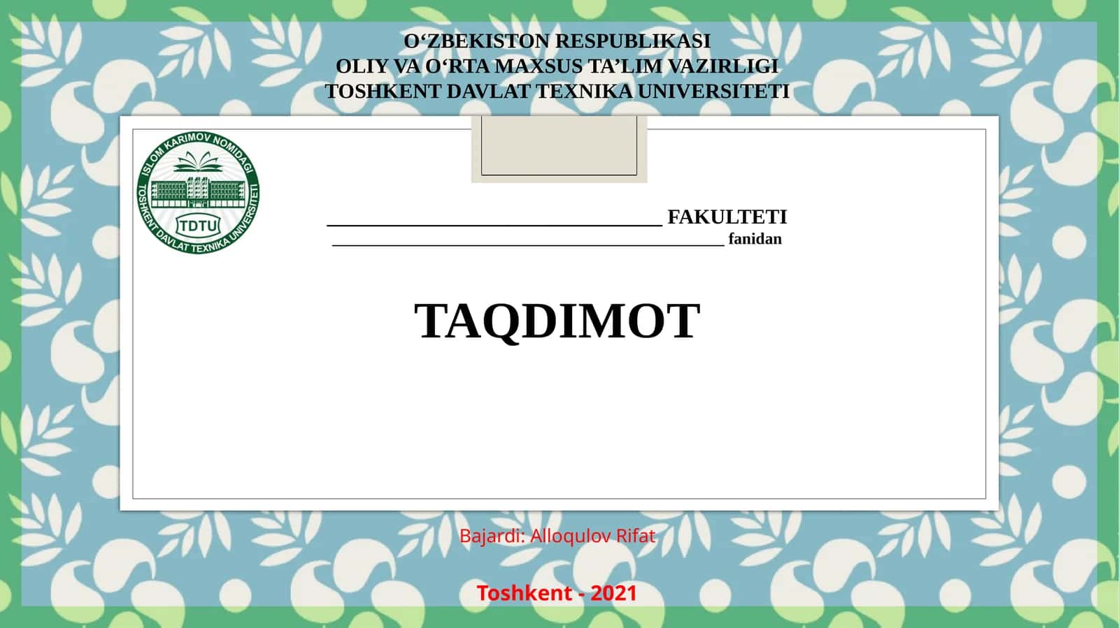 Davlat boshqaruvi va fuqarolik jamiyati institutlari munosabatlari 1