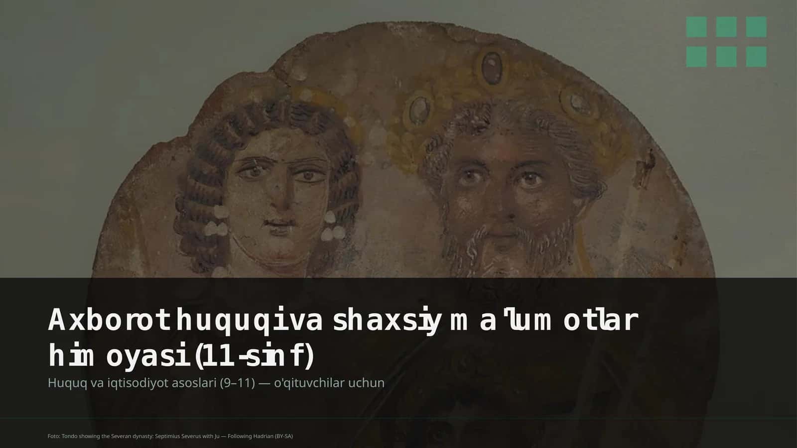 Axborot huquqi va shaxsiy ma'lumotlar himoyasi (11-sinf) 1