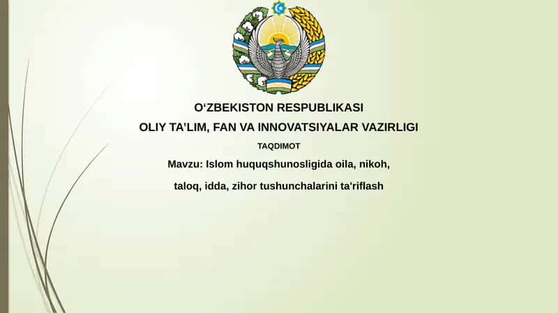Oila va Nikoh 1