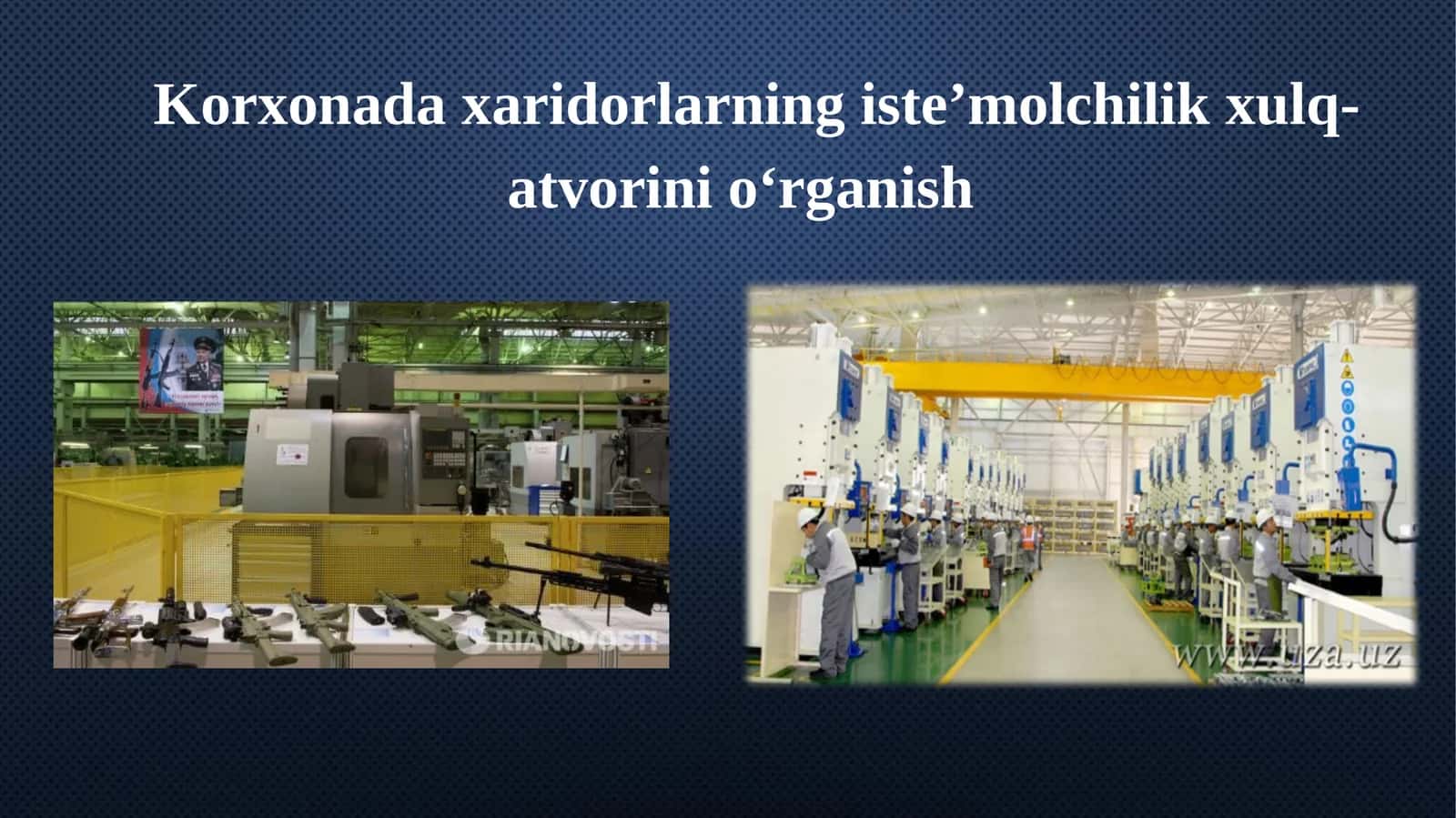 Xaridorning iste’molchilik xulq-atvorini o‘rganish 1