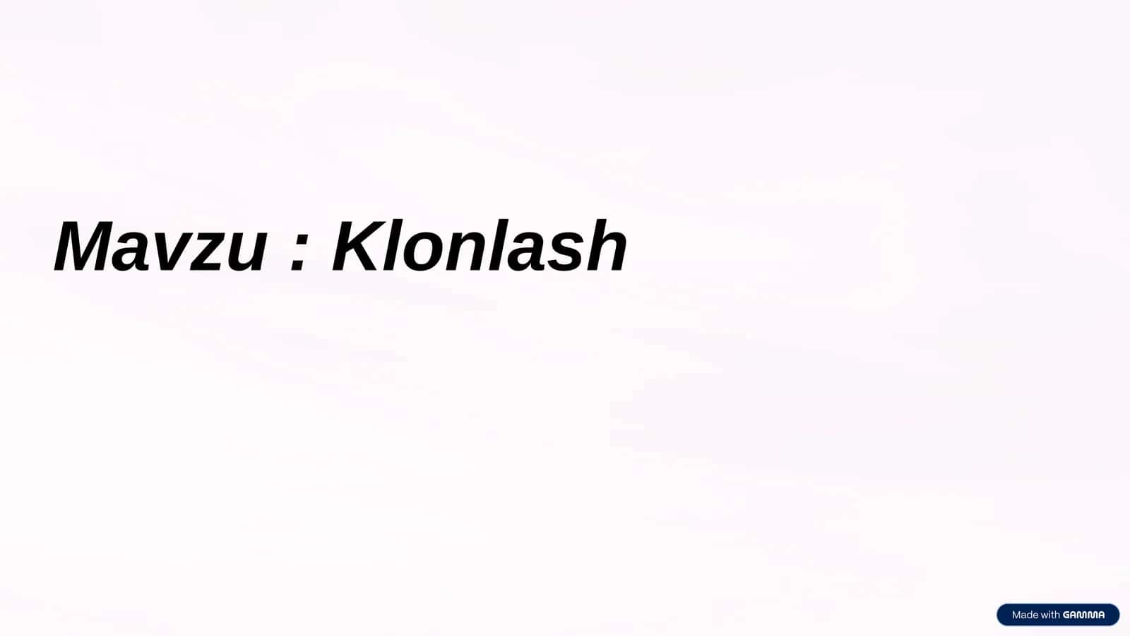 Klonlashtirish 1