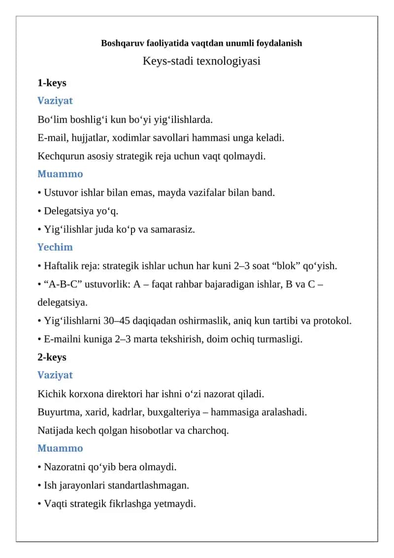 Keys-stadi texnologiyasi 1