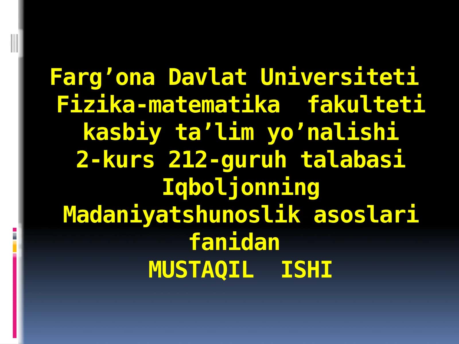 AVESTO – Zardushtiylikning Muqaddas kitobi sifatida 1