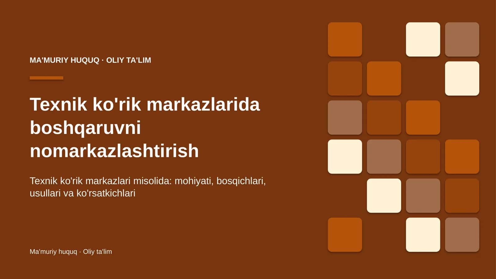 texnik ko'rik markazlarida boshqaruvni nomarkazlashtirish 1542 1