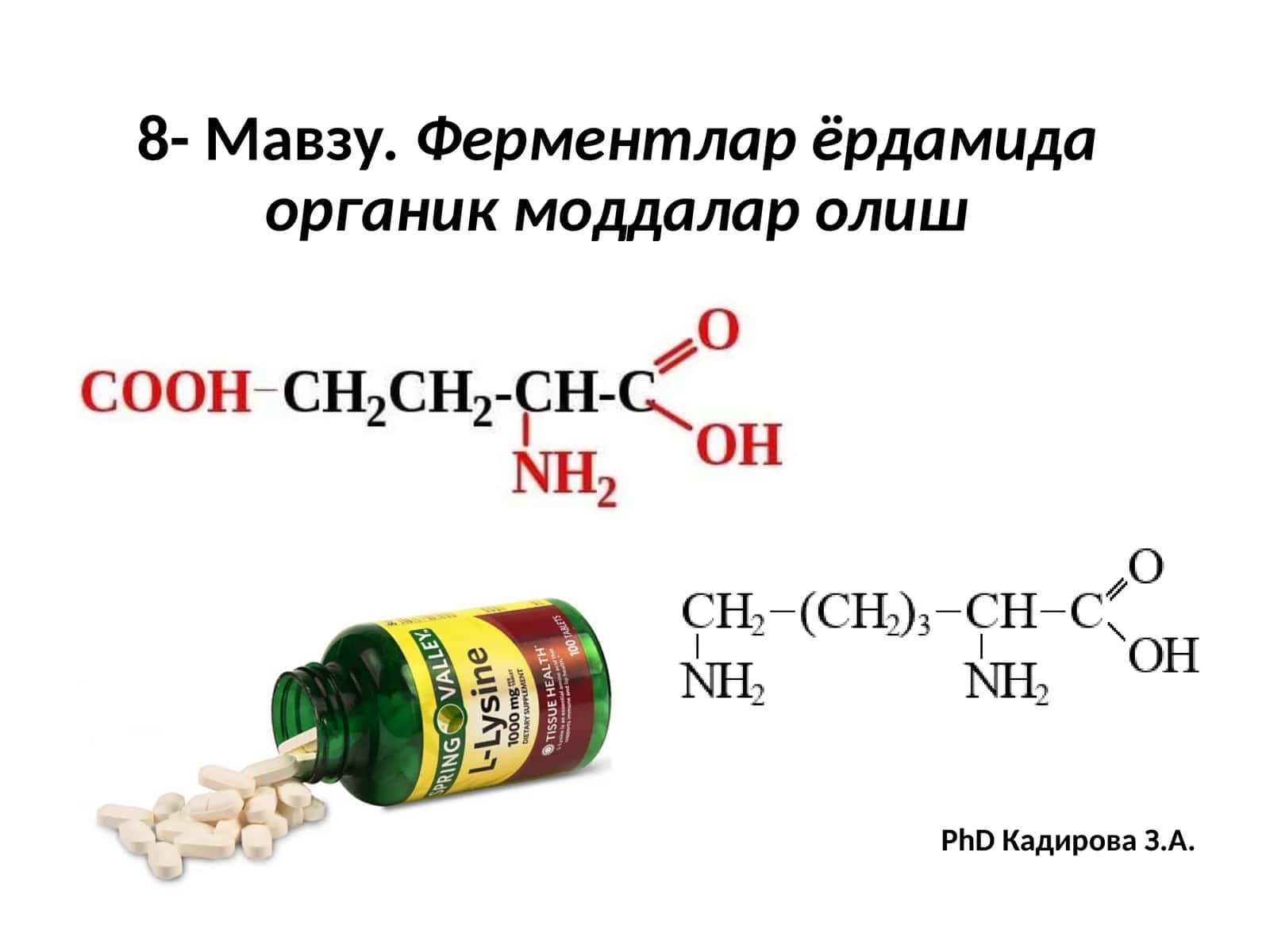 Ферментлар ёрдамида органик моддалар олиш 1