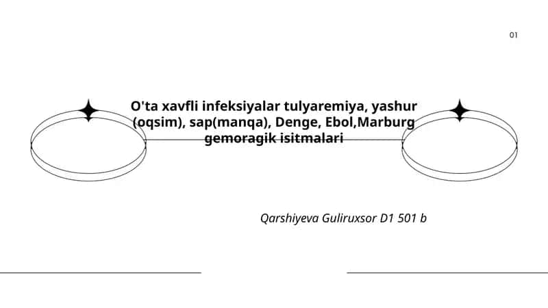 Tulyaremiya infeksiyalar haqida tadqiqotlar 1