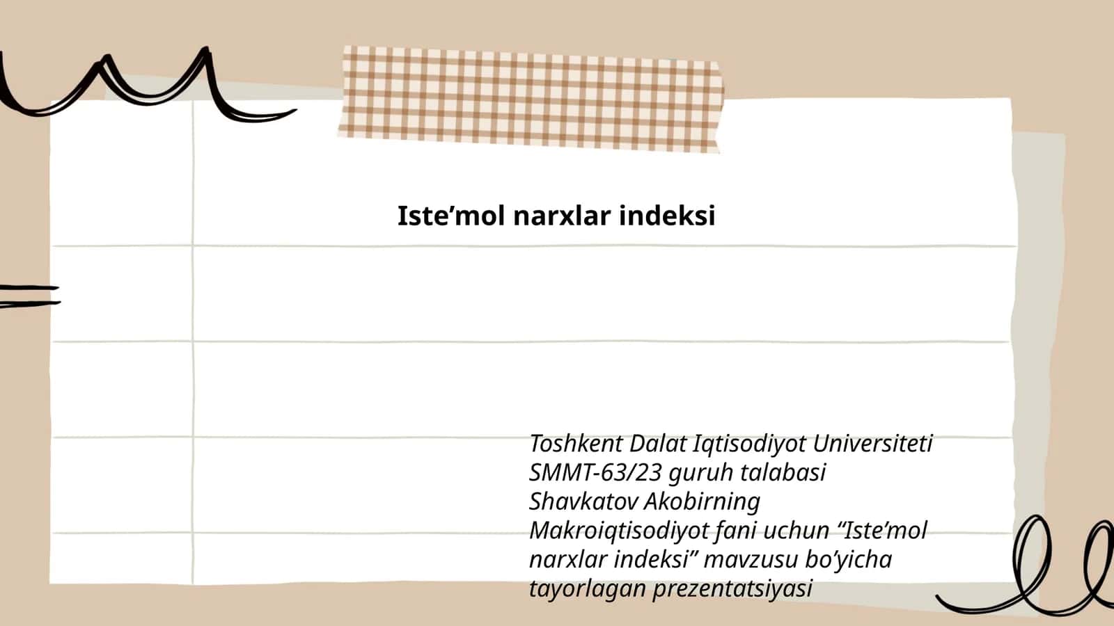 Iste’mol narxlar indeksi 1