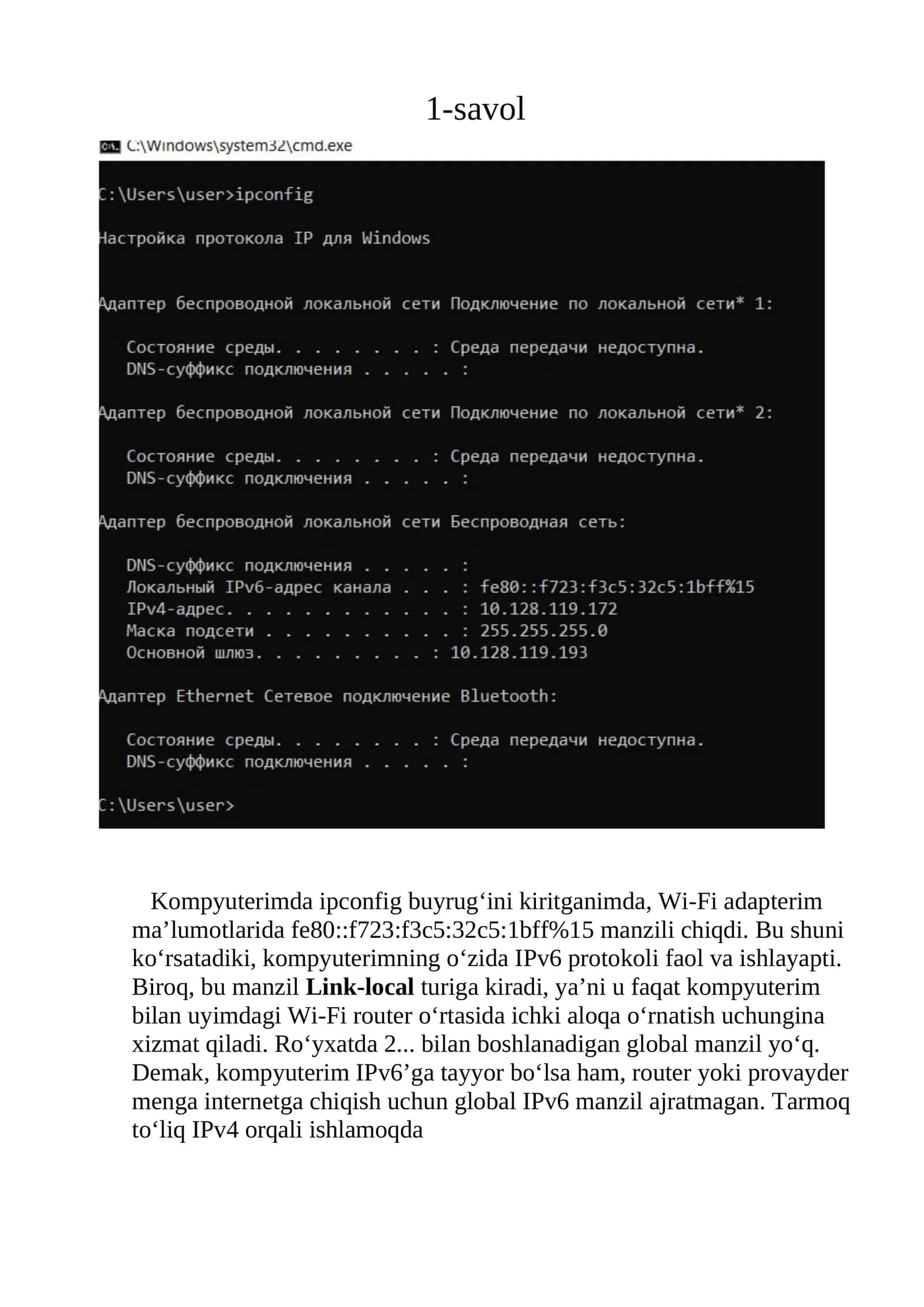 IPv6 protokoli 1